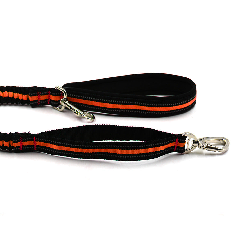 BARKELLE Hands-Free Dog Walking Set – Reflective Running Leash with Waist Belt, Treat Pouch & Waste Bag Holder