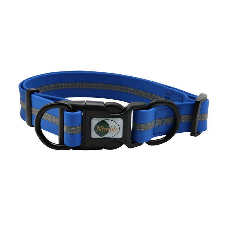 BARKELLE™ GlowSafe LED Dog Collar – USB Rechargeable Reflective Safety Collar for Night Walks