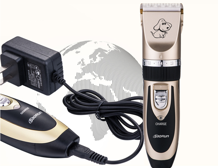 BARKELLE™ Professional Cordless Dog Hair Clipper – Quiet Pet Grooming Kit with Ceramic Blade