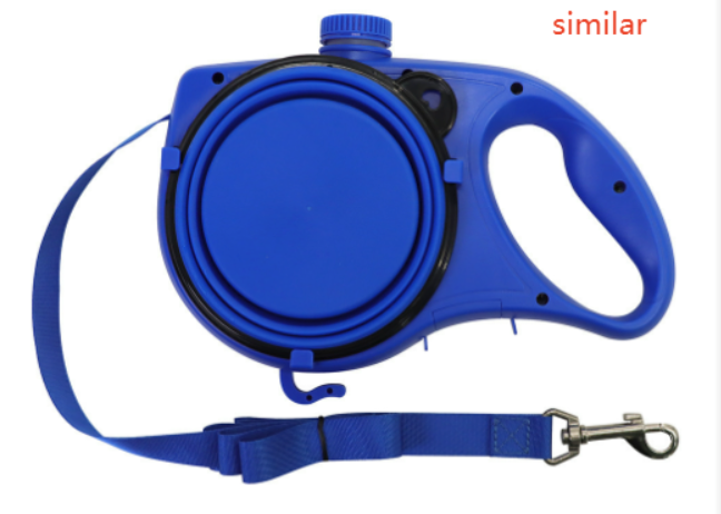 2-in-1 Retractable Dog Leash with Water Bottle BARKELLE