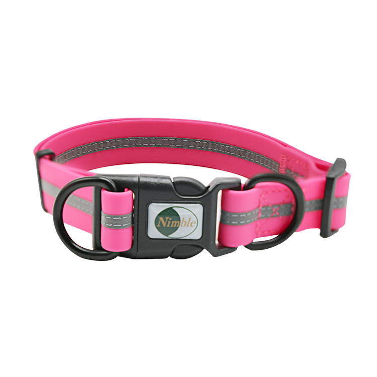 BARKELLE™ GlowSafe LED Dog Collar – USB Rechargeable Reflective Safety Collar for Night Walks