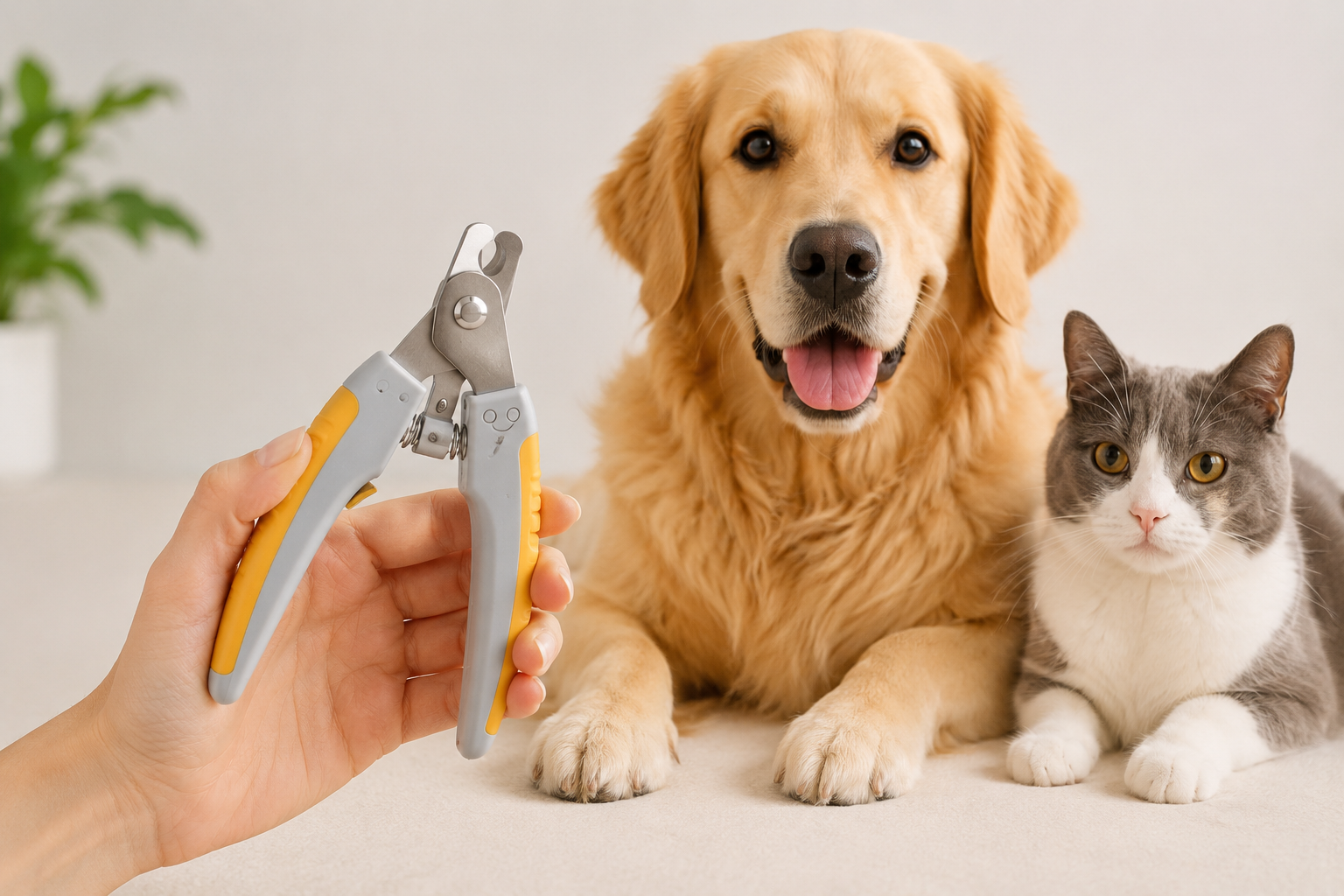BARKELLE SafeCut Nail Clipper for Dogs & Cats