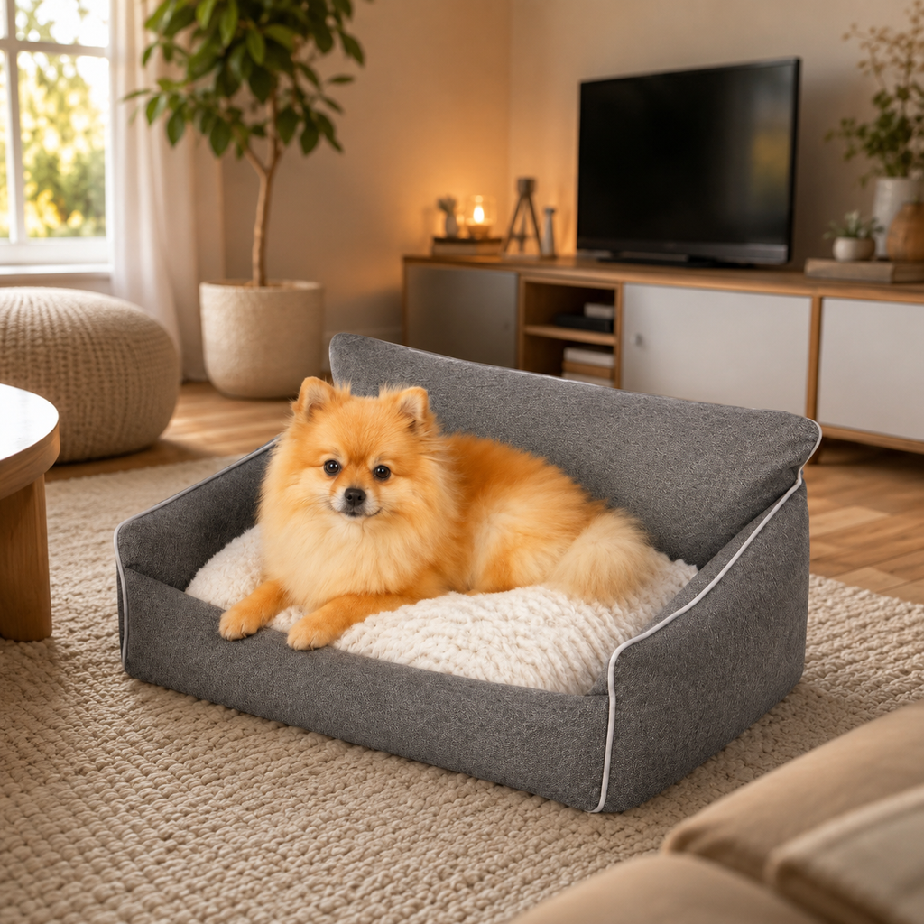 BARKELLE Luxury Plush Dog Bed
