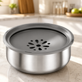 No-Spill Stainless Steel Dog & Cat Water Bowl