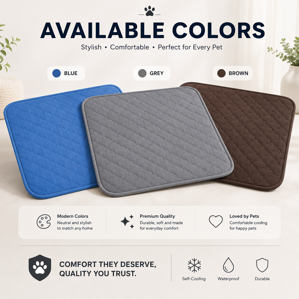 Premium Cooling Pet Mat