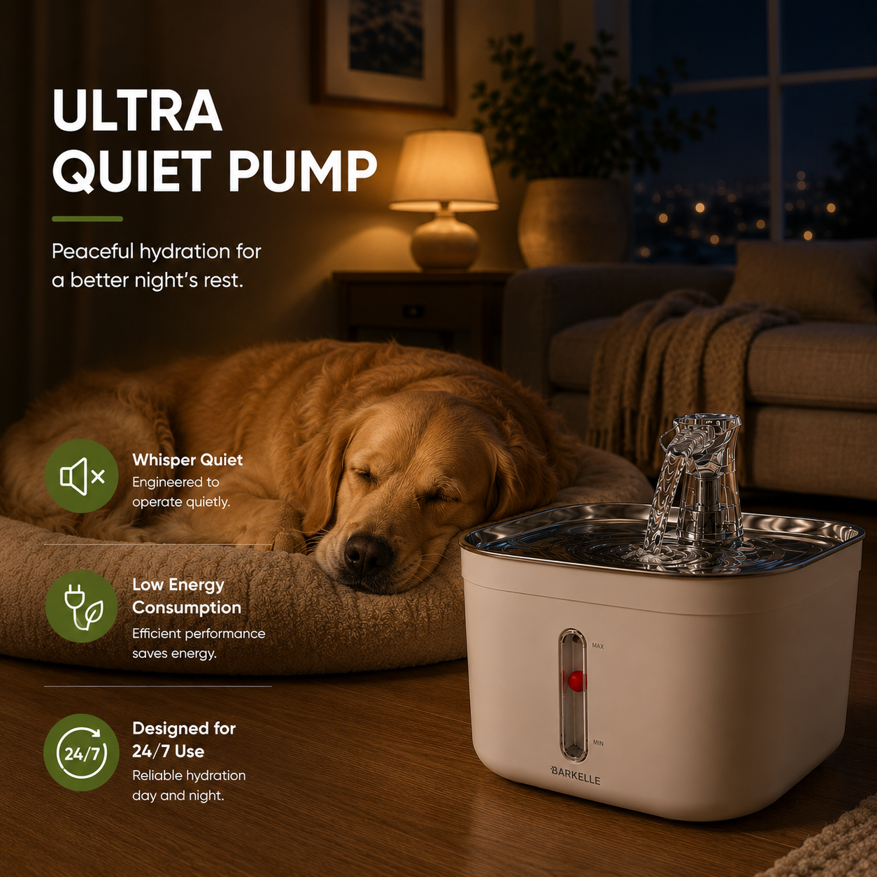 Premium Stainless Steel Pet Water Fountain