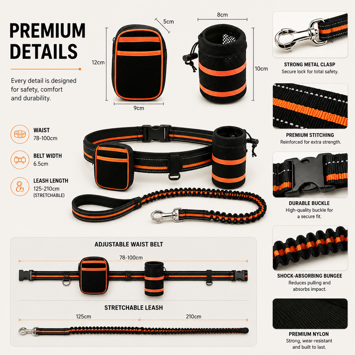Hands-Free Dog Walking Set