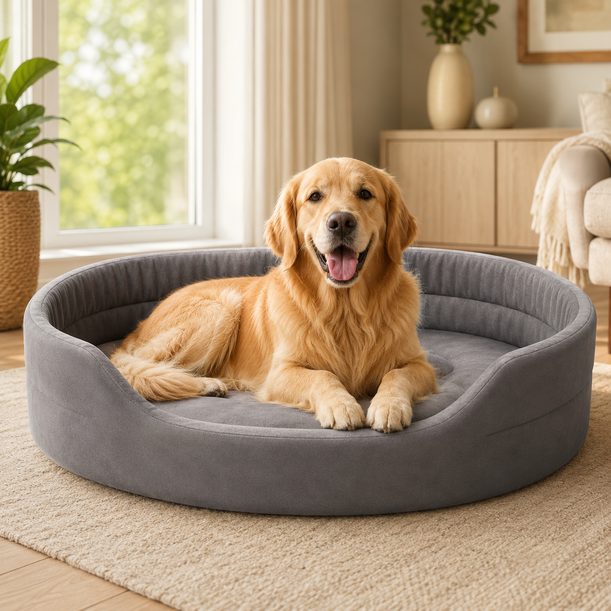 Luxury Waterproof Orthopedic Dog Bed