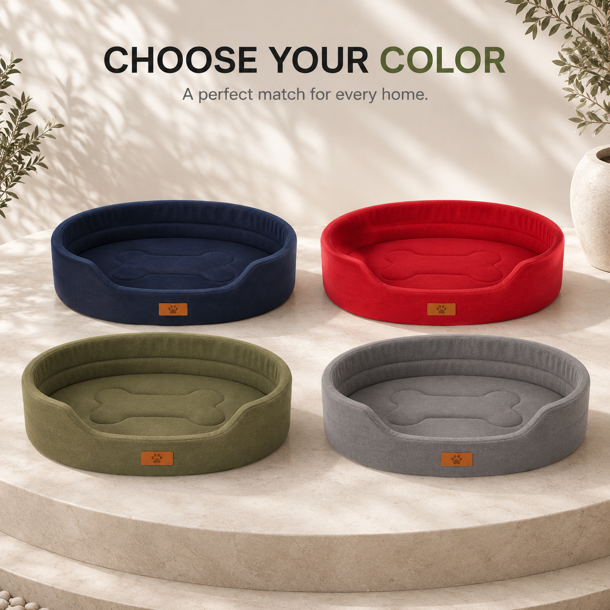 Luxury Waterproof Orthopedic Dog Bed