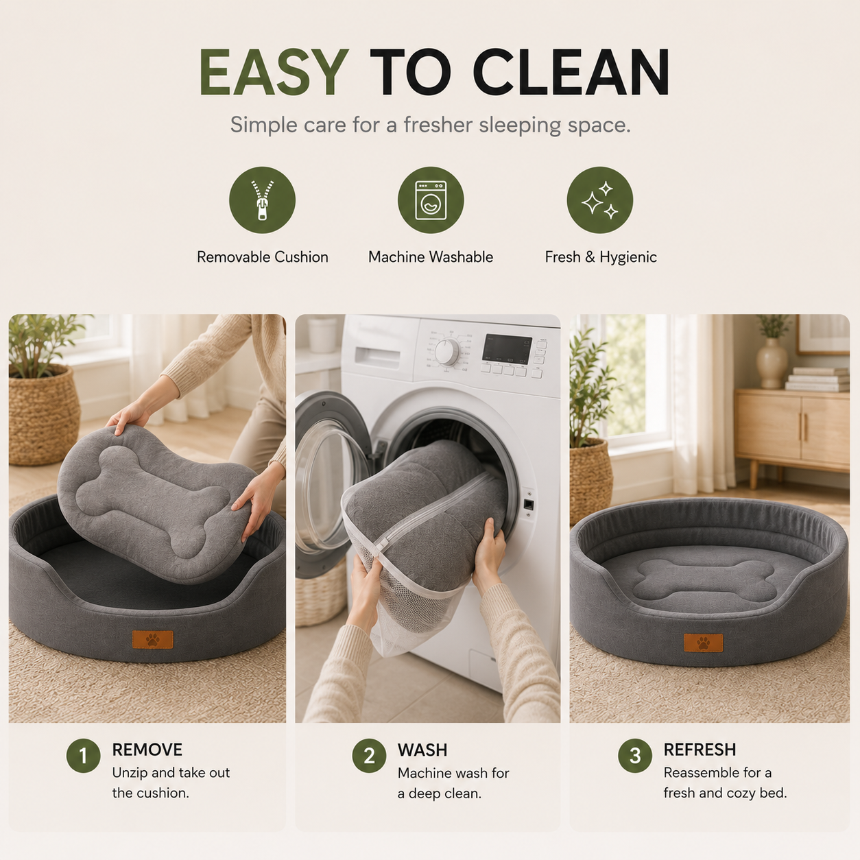Luxury Waterproof Orthopedic Dog Bed