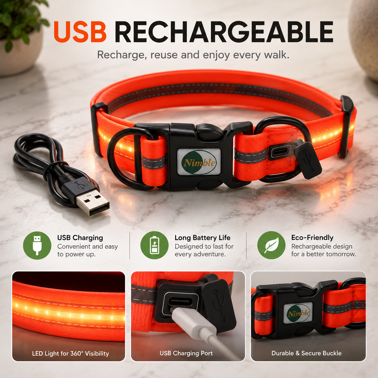 LED Dog Collar