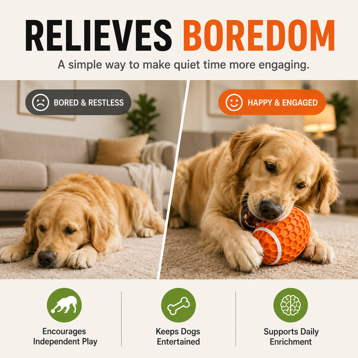 Durable Rugby Dog Toy