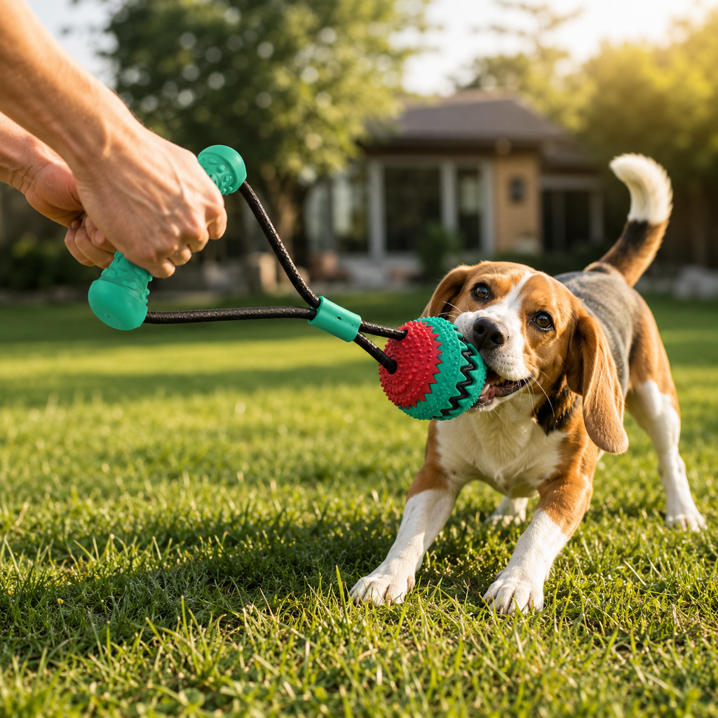 Interactive Tug Rope Dog Toy
