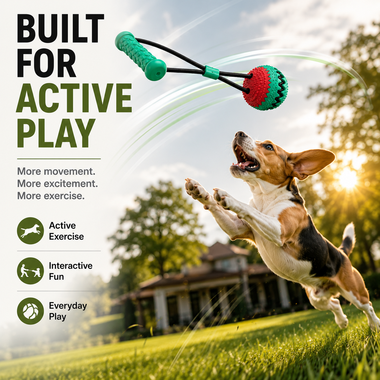 Interactive Tug Rope Dog Toy