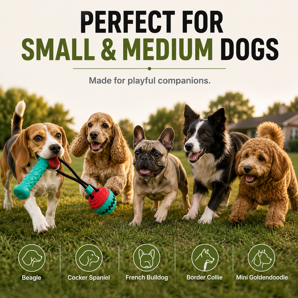 Interactive Tug Rope Dog Toy