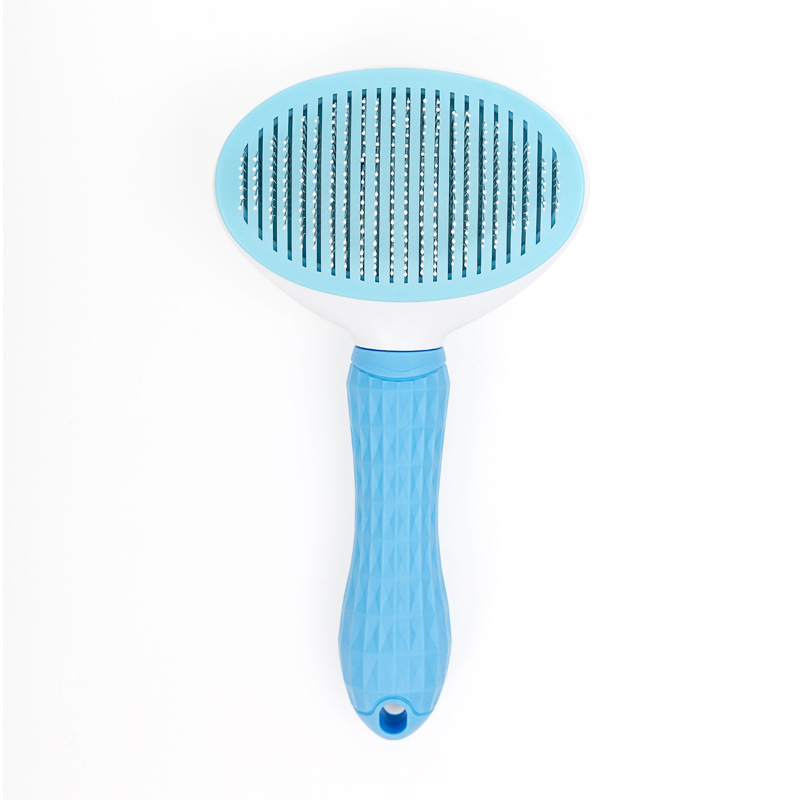 BARKELLE Easy-Clean Deshedding Brush for Dogs & Cats