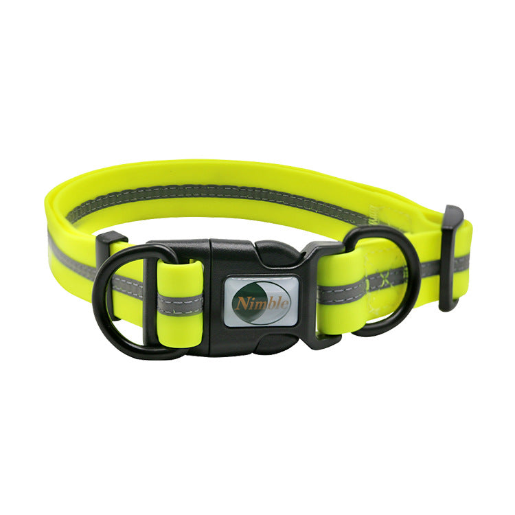 BARKELLE™ GlowSafe LED Dog Collar – USB Rechargeable Reflective Safety Collar for Night Walks